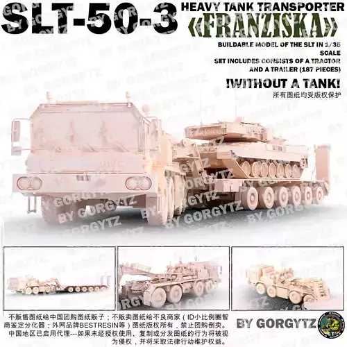 full set SLT 56 Franziska 3D print model