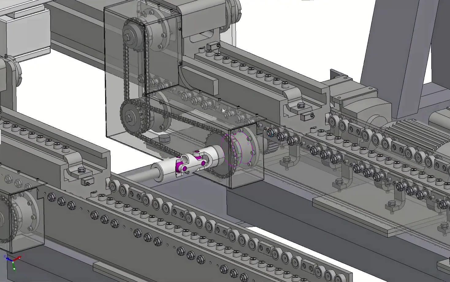 ASRS Stacker Crane - Automated Storage Retrieval System 3D model_8
