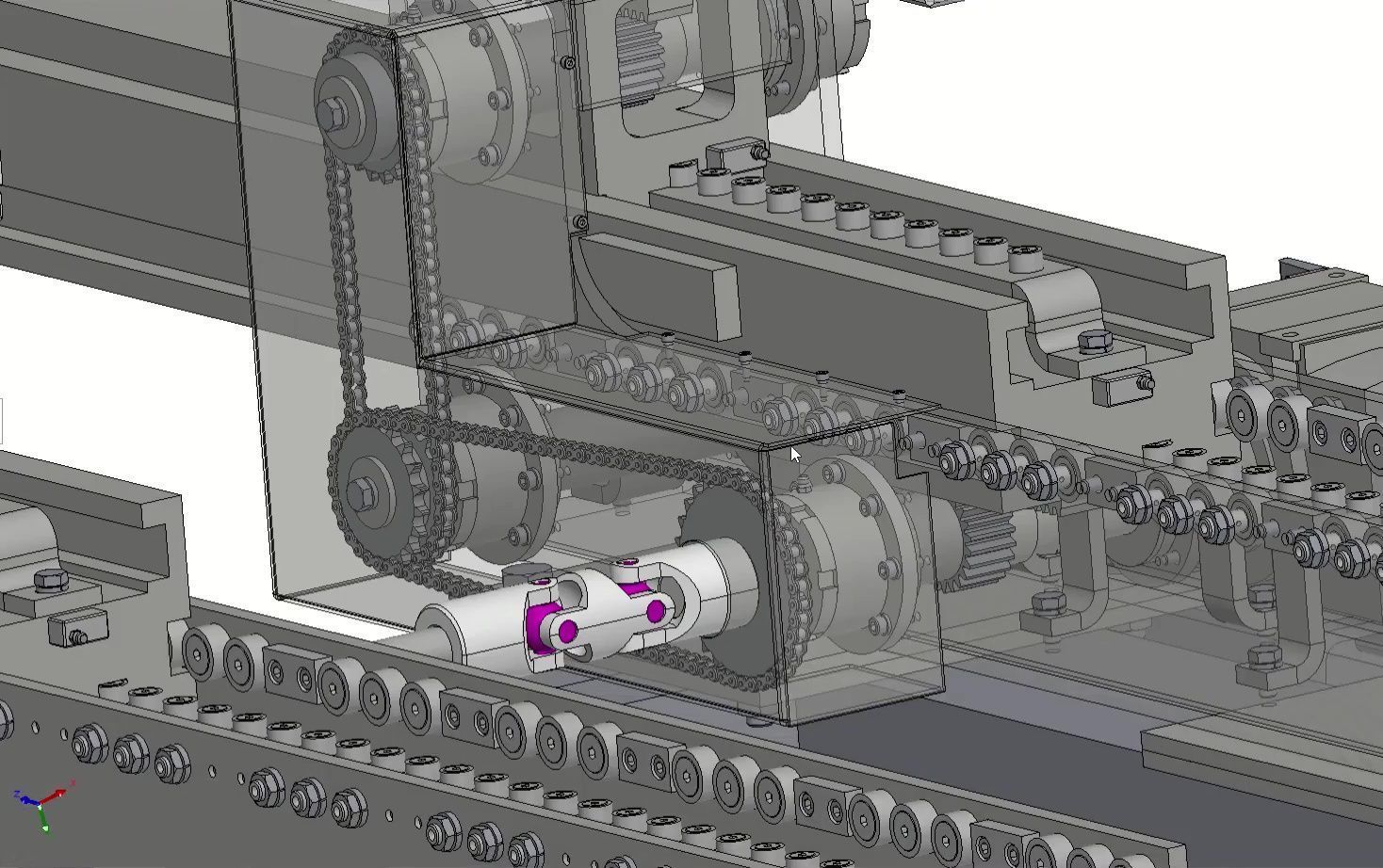 ASRS Stacker Crane - Automated Storage Retrieval System 3D model_9