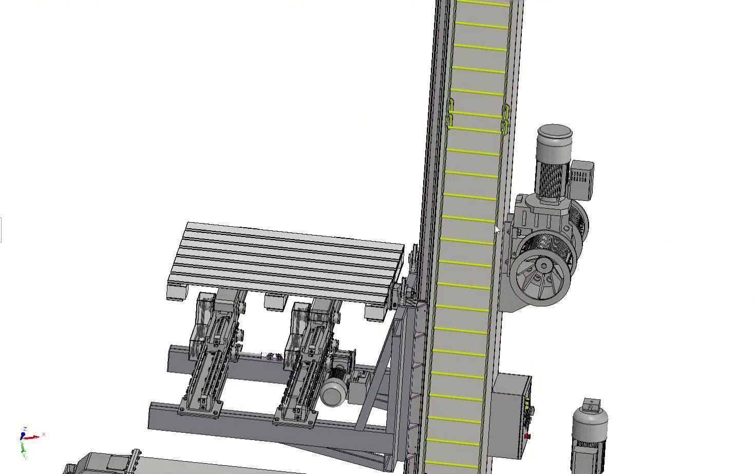 ASRS Stacker Crane - Automated Storage Retrieval System 3D model_19