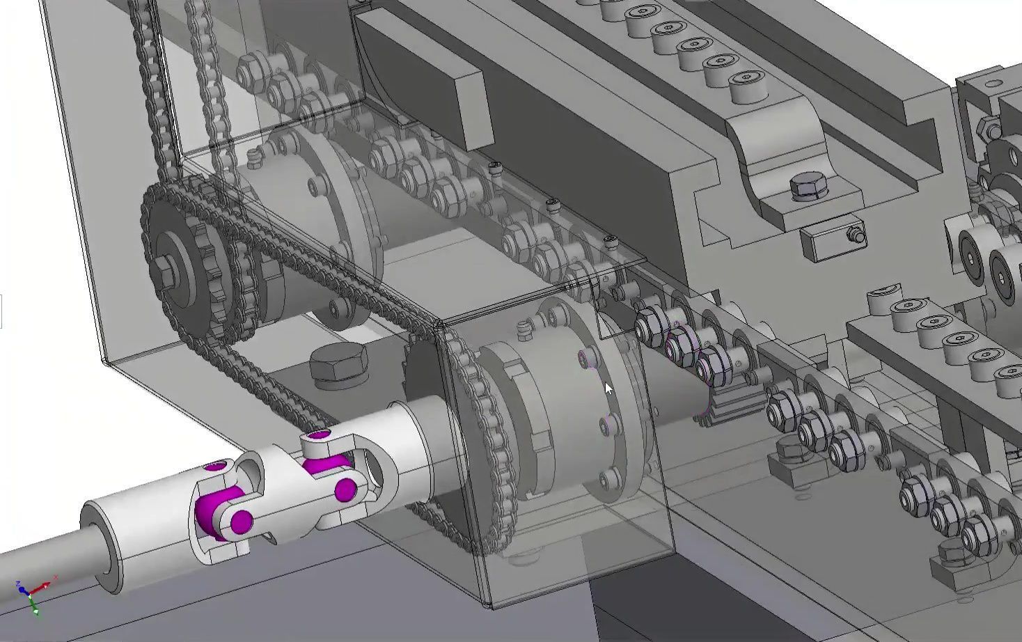 ASRS Stacker Crane - Automated Storage Retrieval System 3D model_11
