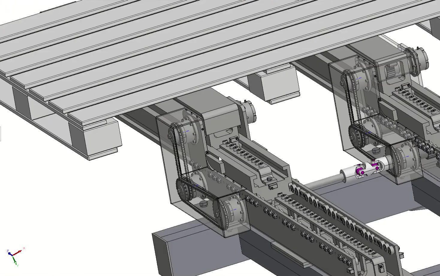 ASRS Stacker Crane - Automated Storage Retrieval System 3D model_13