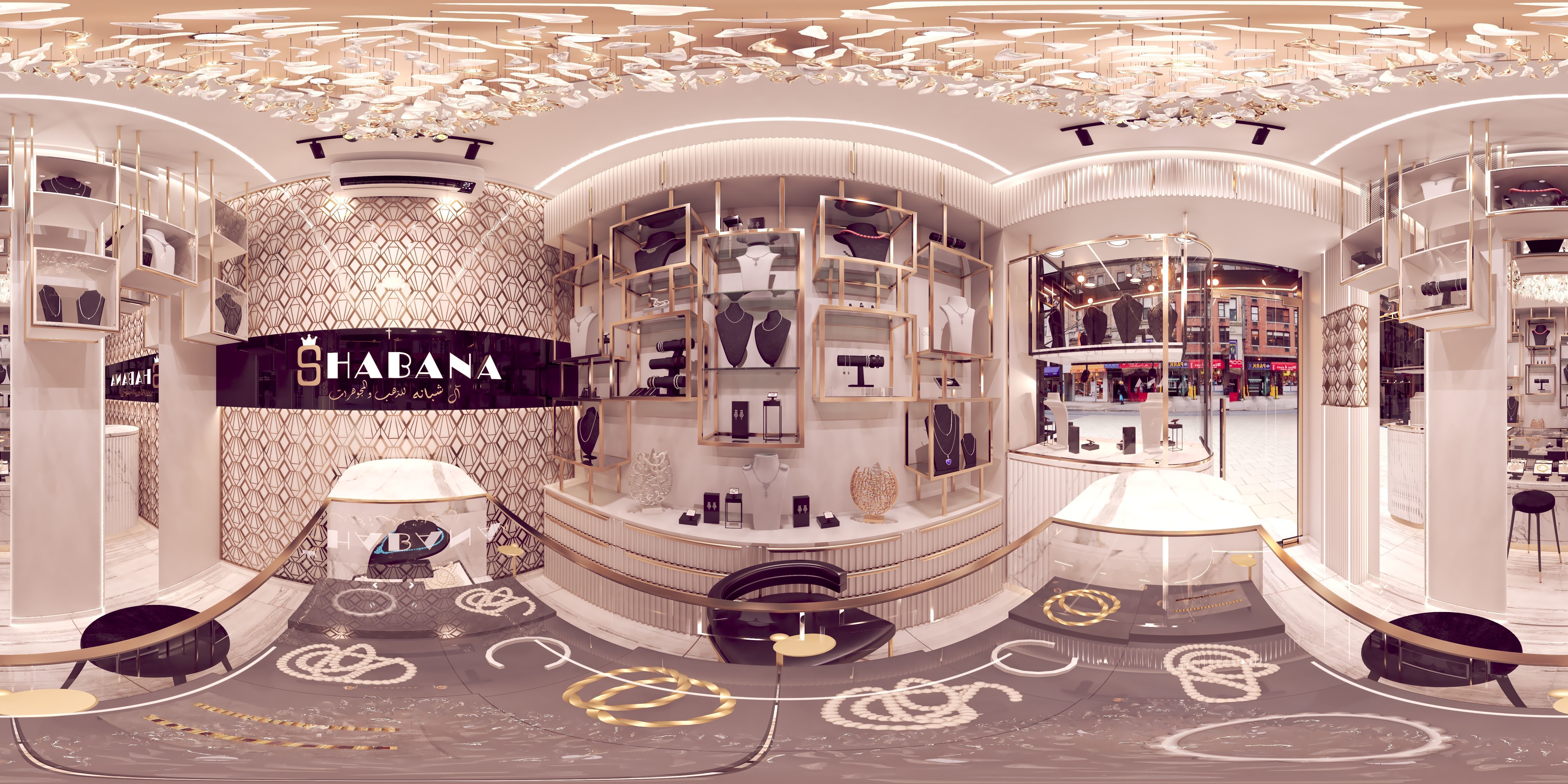 JEWELRY store and facad 3D model_12