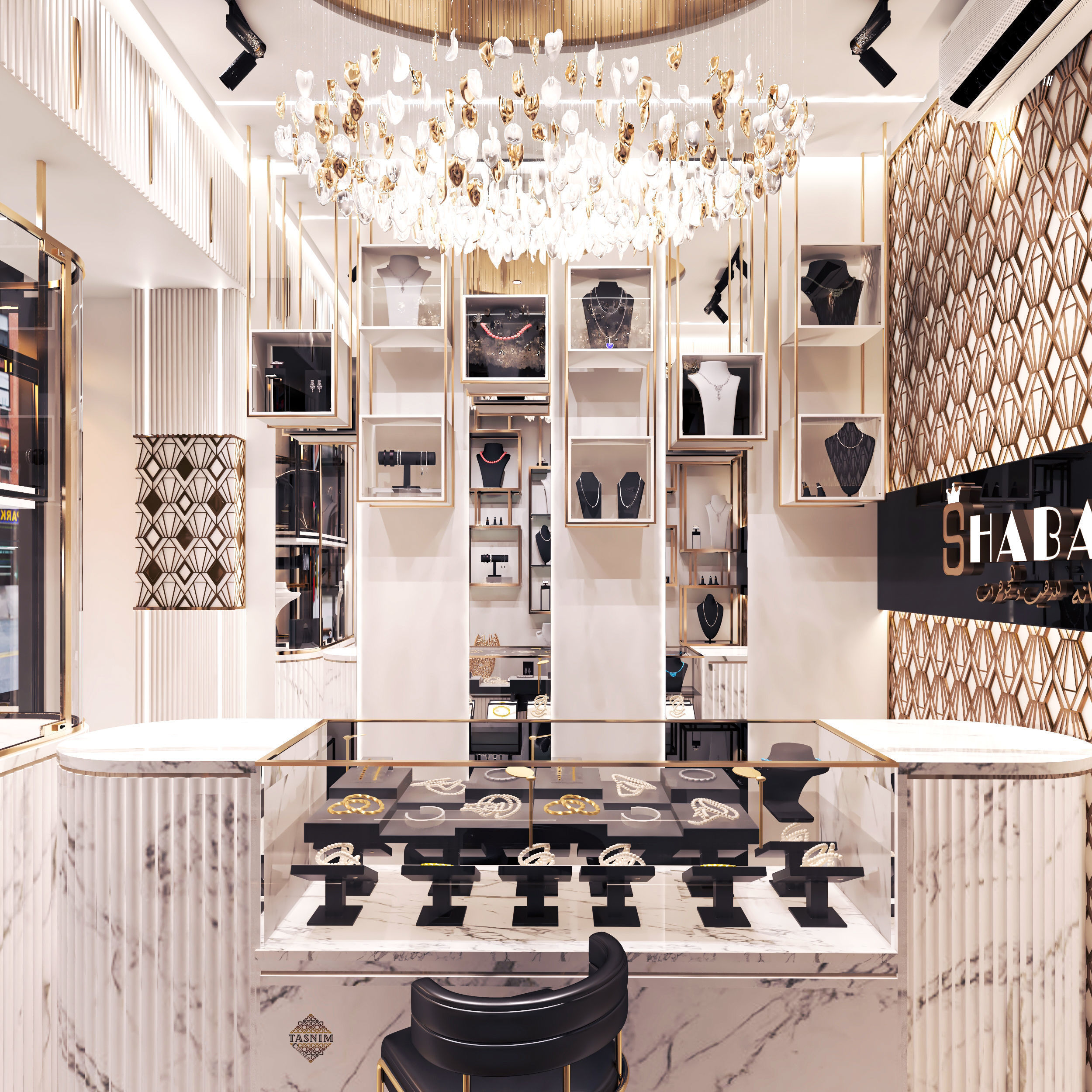 JEWELRY store and facad 3D model_4