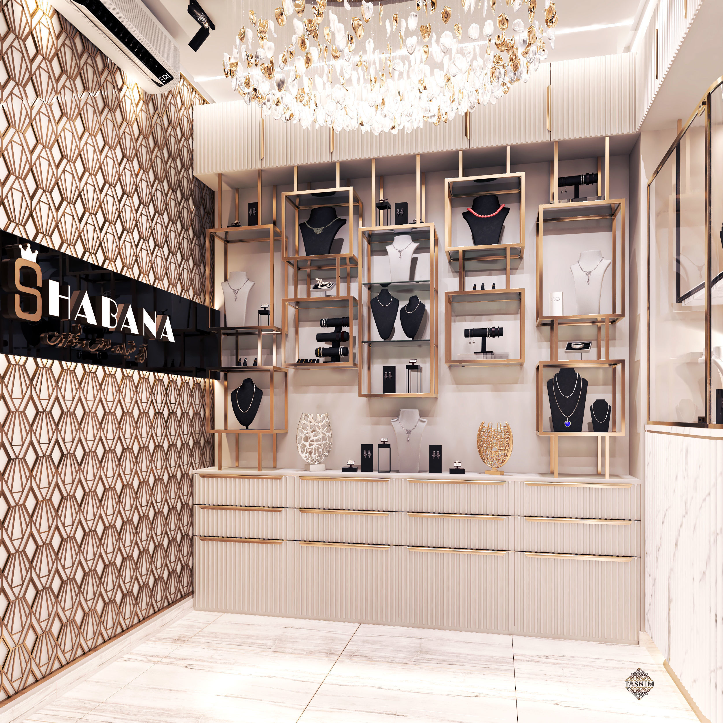 JEWELRY store and facad 3D model_6