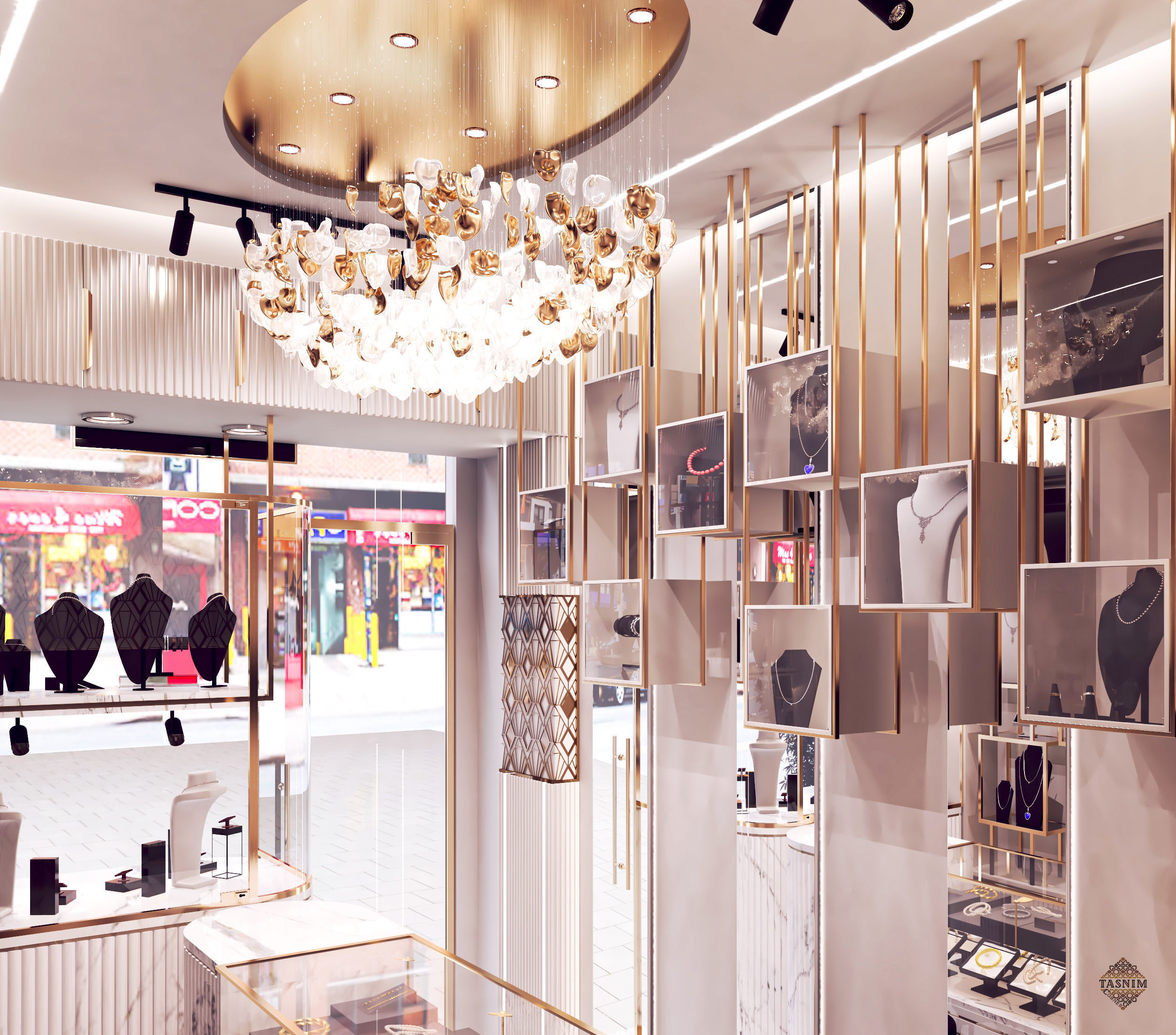JEWELRY store and facad 3D model_8