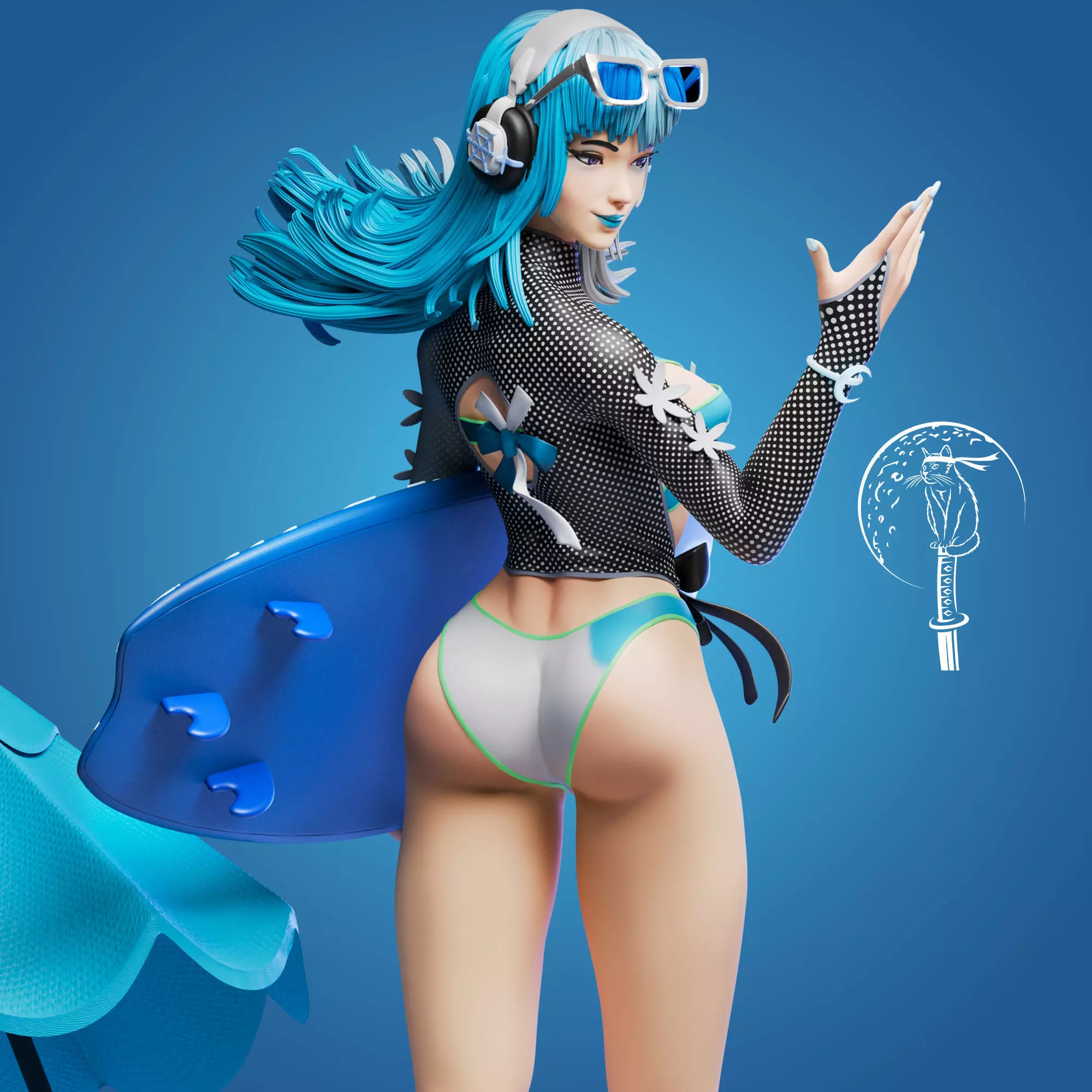 Luna Snow Cool Summer  - Marvel Rivals Ready For 3D Printing 3D print model_0