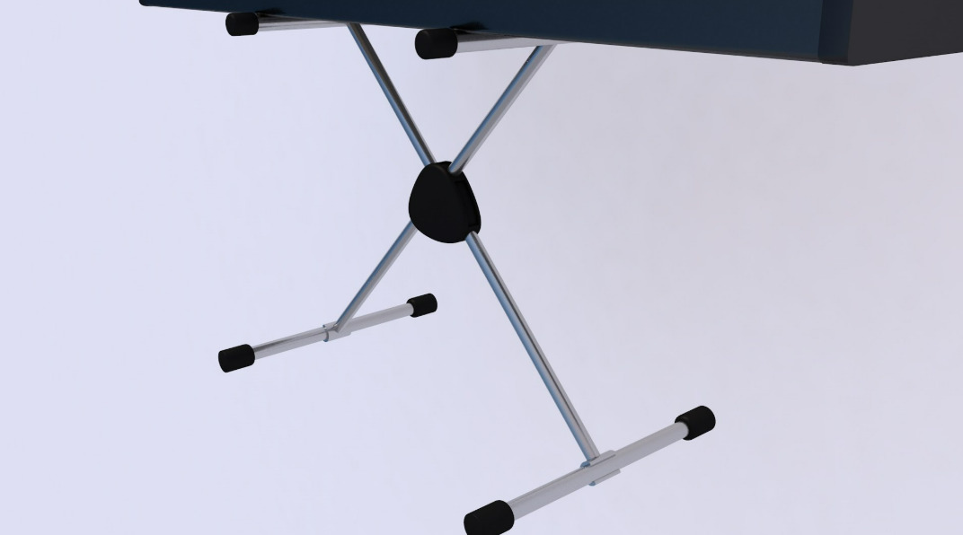 Synth Keyboard Korg 3D model_2