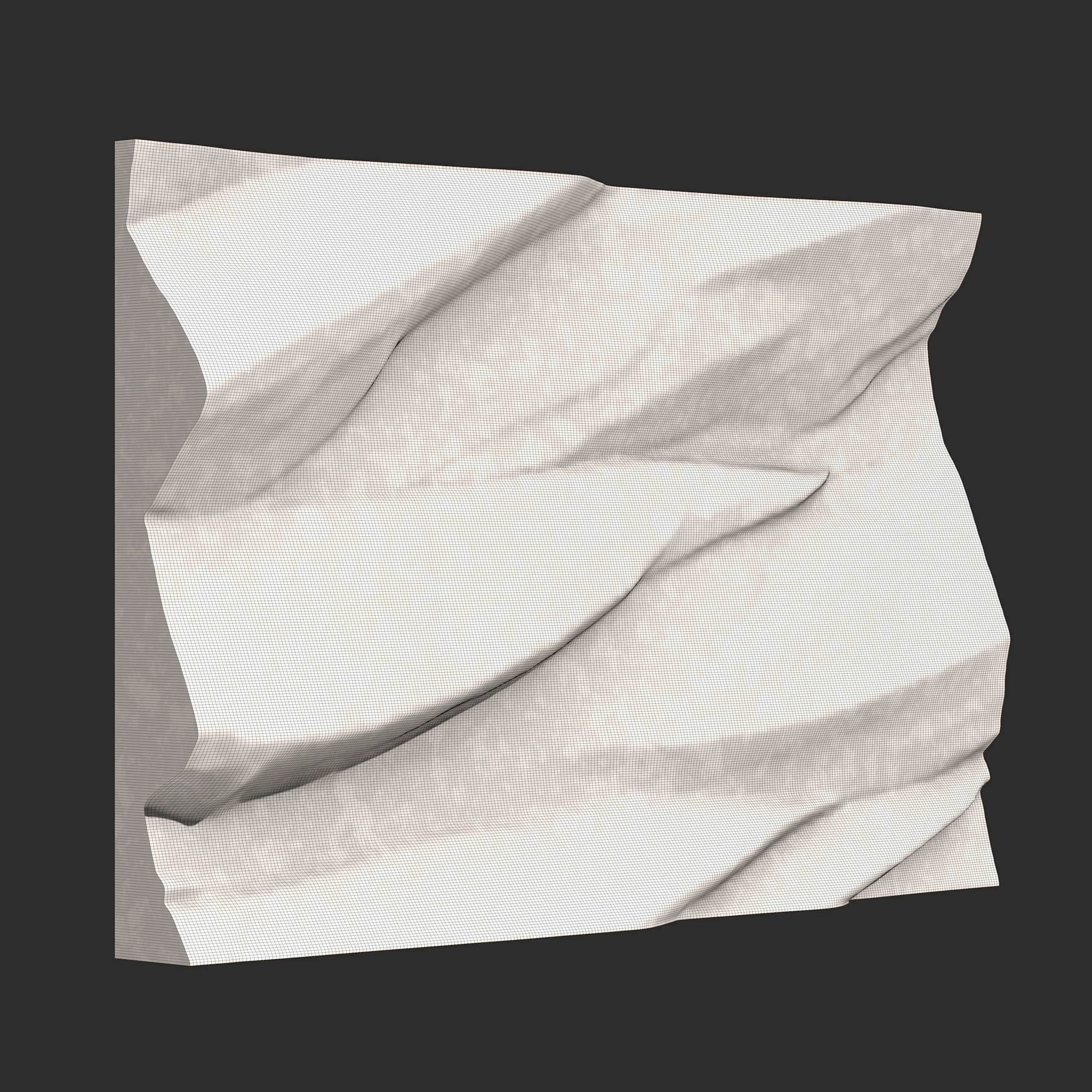 Stone Wall R8 3D print model_6