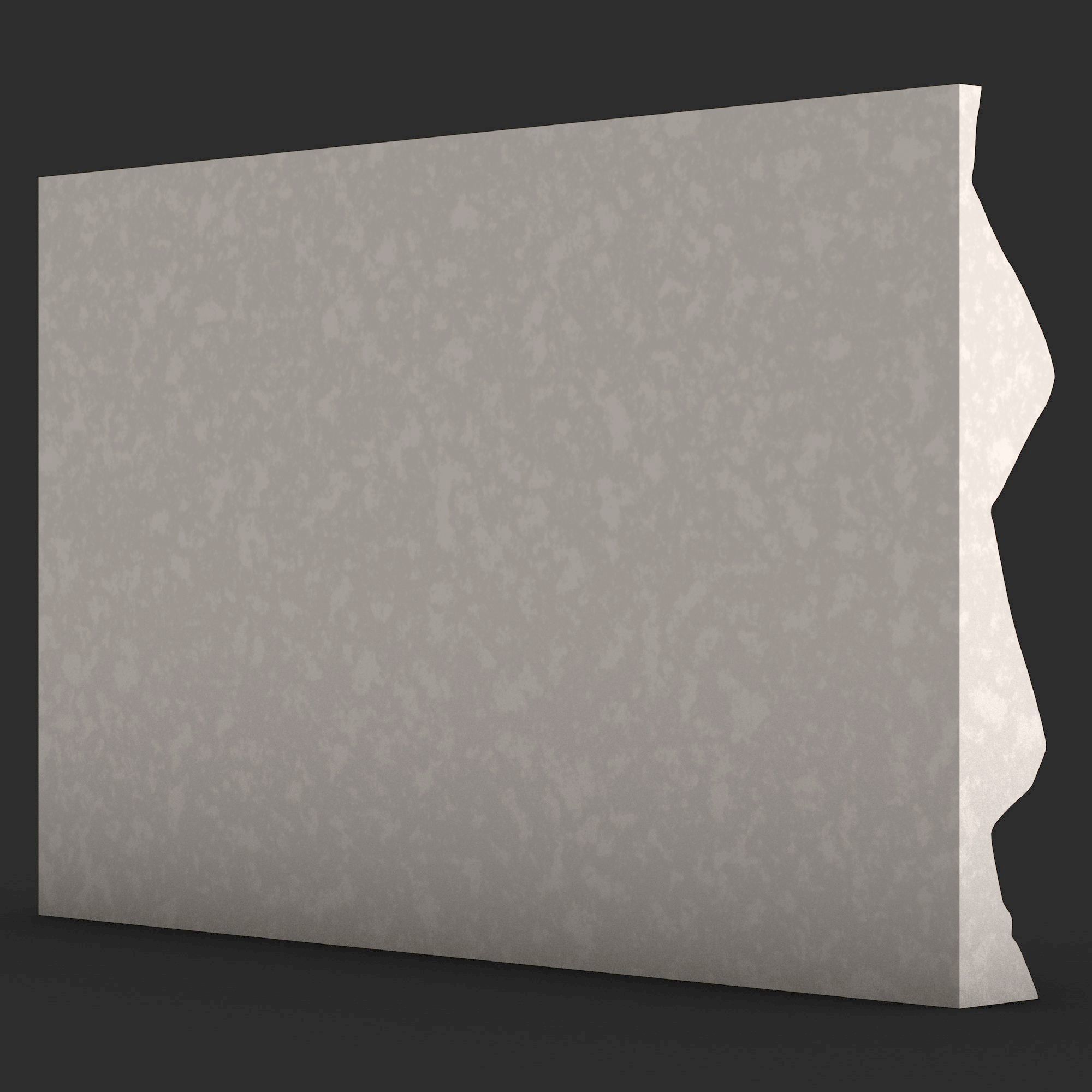 Stone Wall R8 3D print model_3