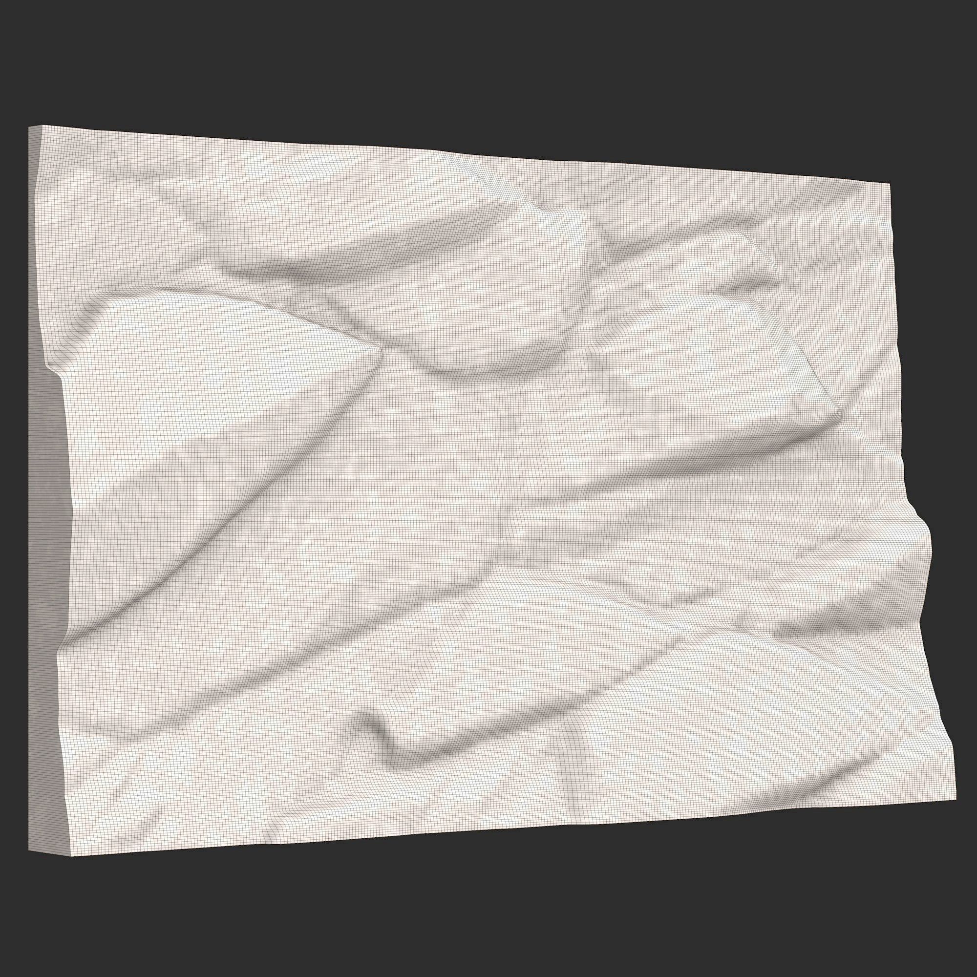 Stone Wall R6 3D print model_6