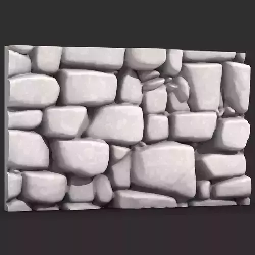 Stone Wall R45 3D print model