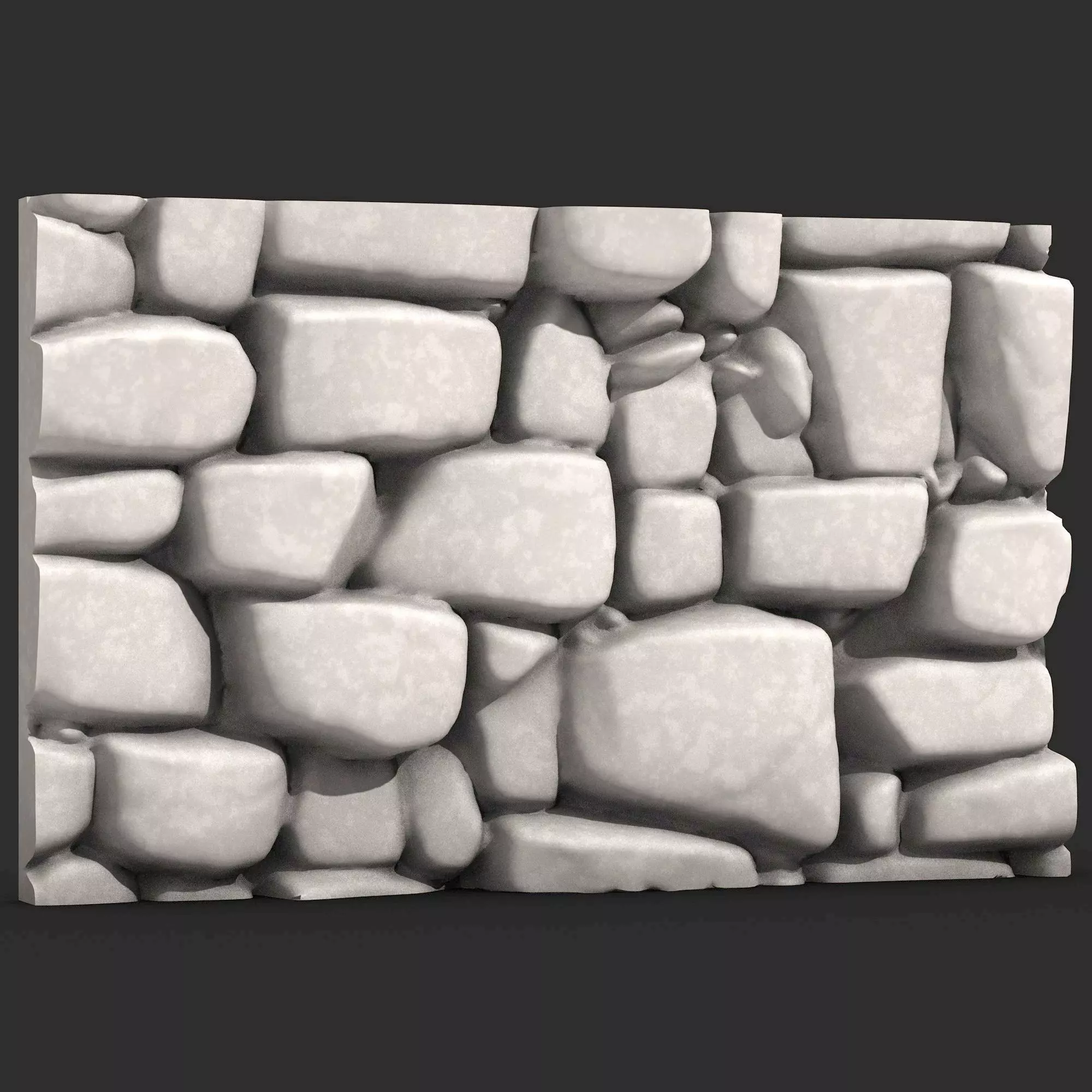 Stone Wall R45 3D print model_0