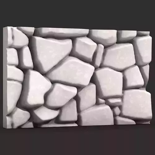 Stone Wall R44 3D print model