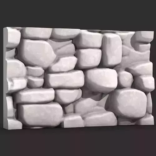 Stone Wall R42 3D print model