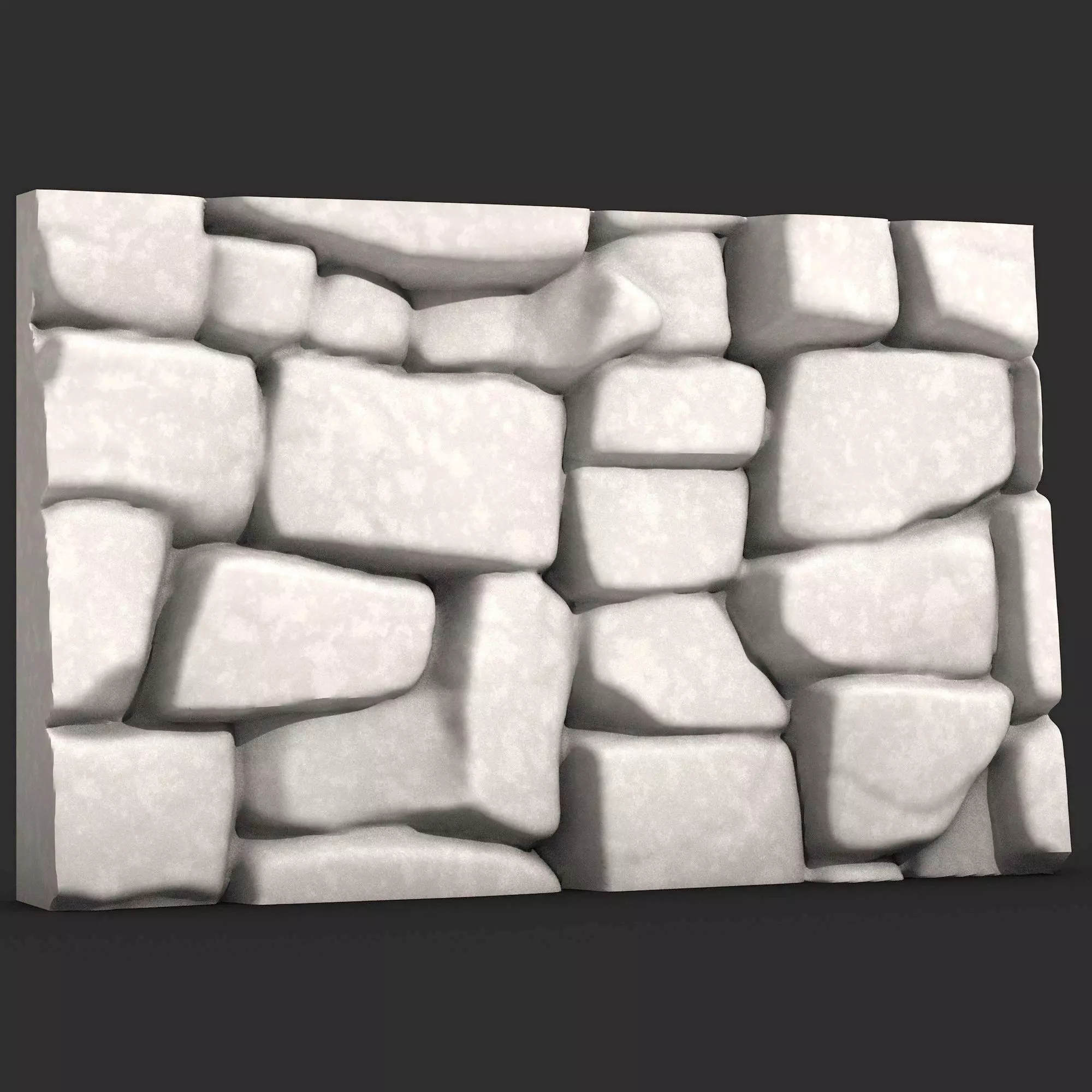 Stone Wall R41 3D print model_0
