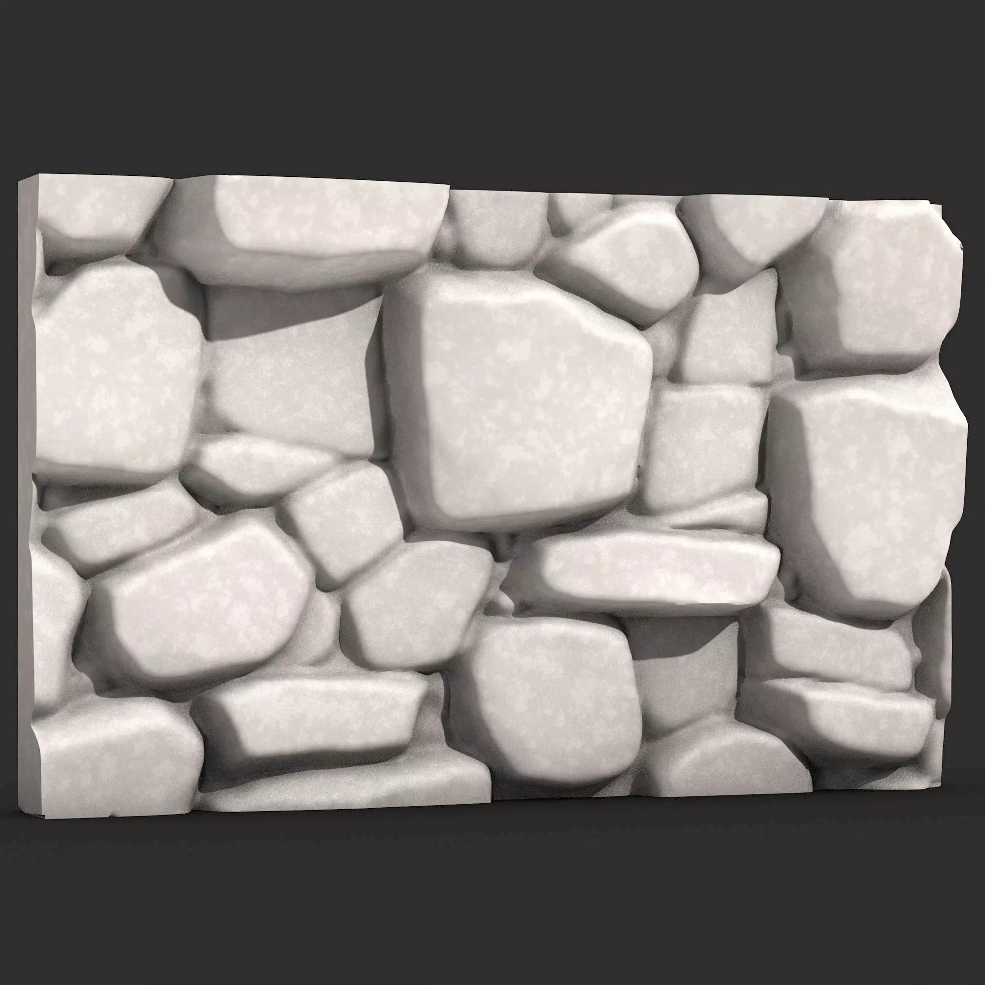Stone Wall R40 3D print model_0
