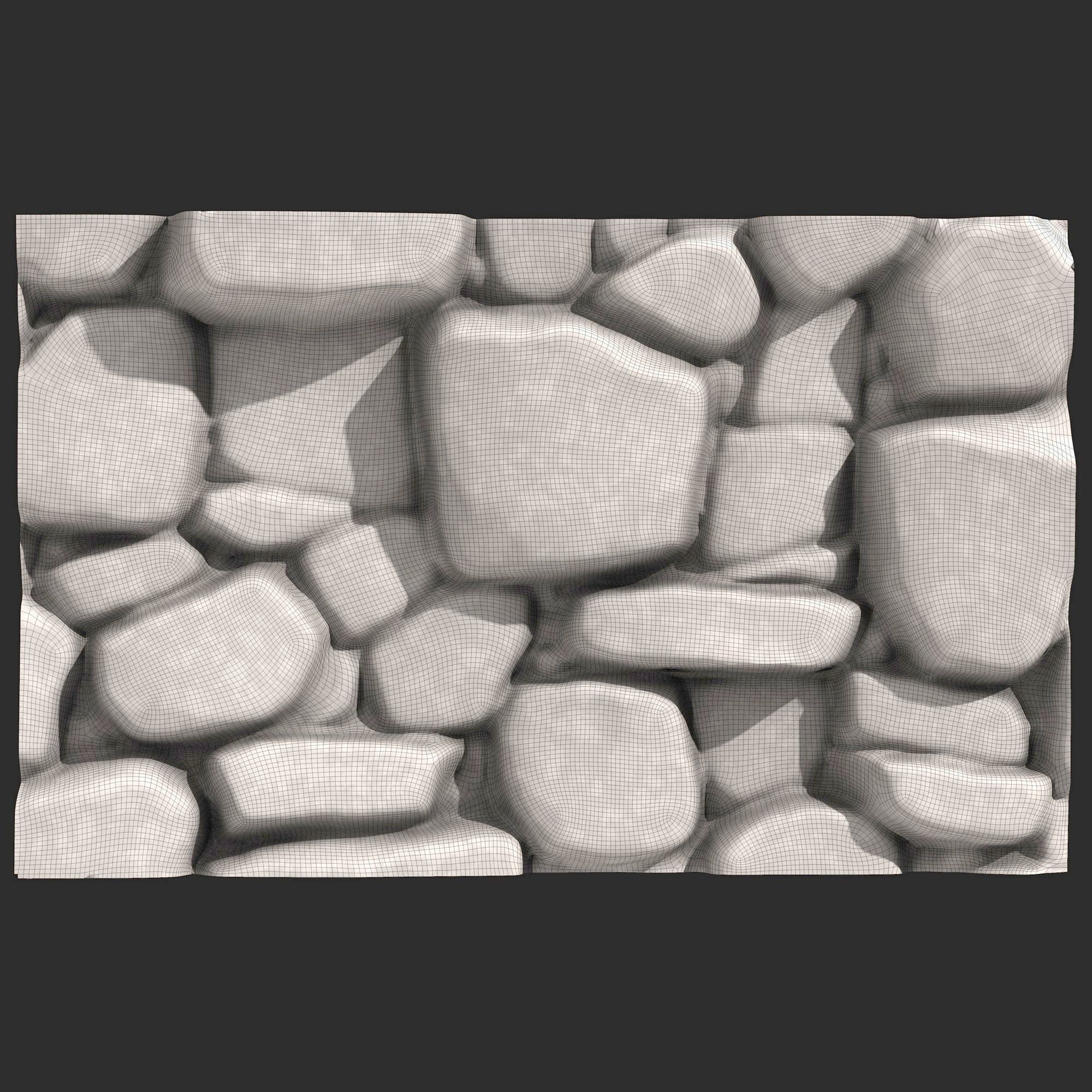 Stone Wall R40 3D print model_5