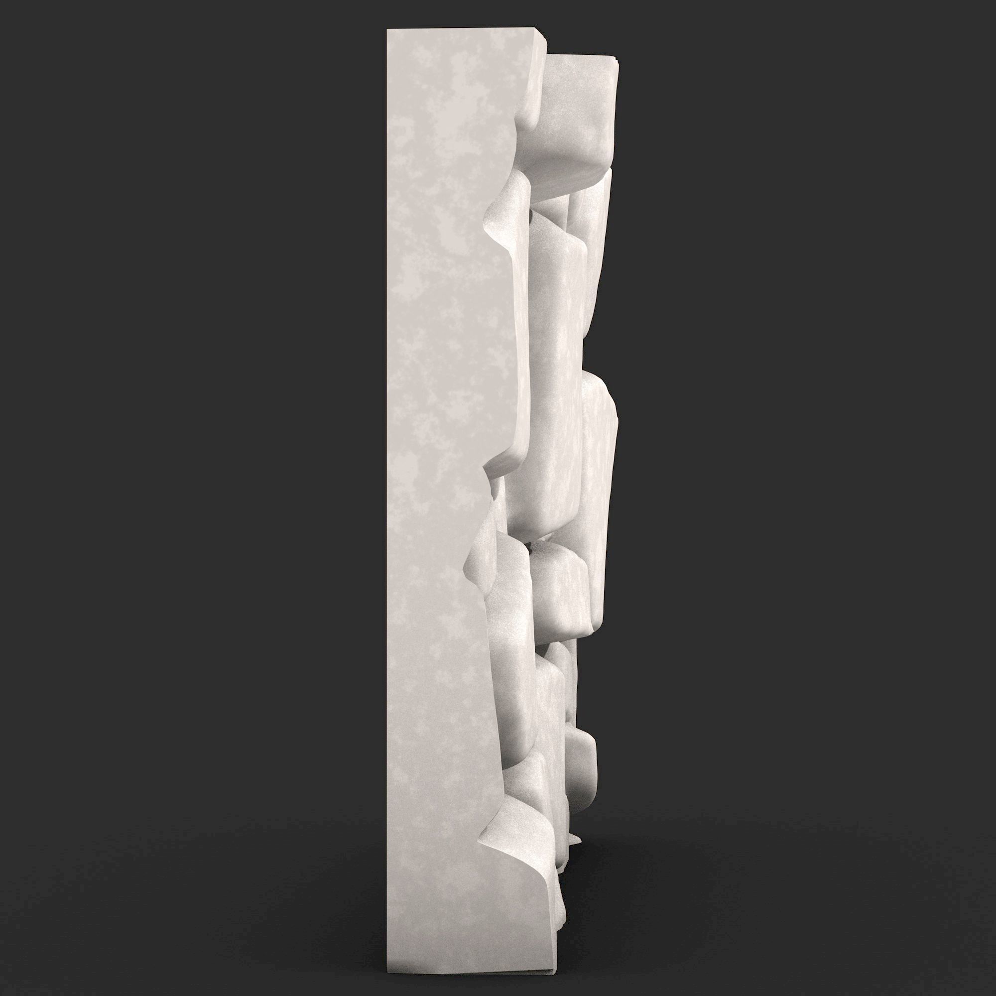 Stone Wall R40 3D print model_2