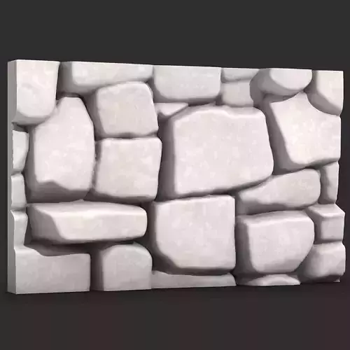 Stone Wall R38 3D print model