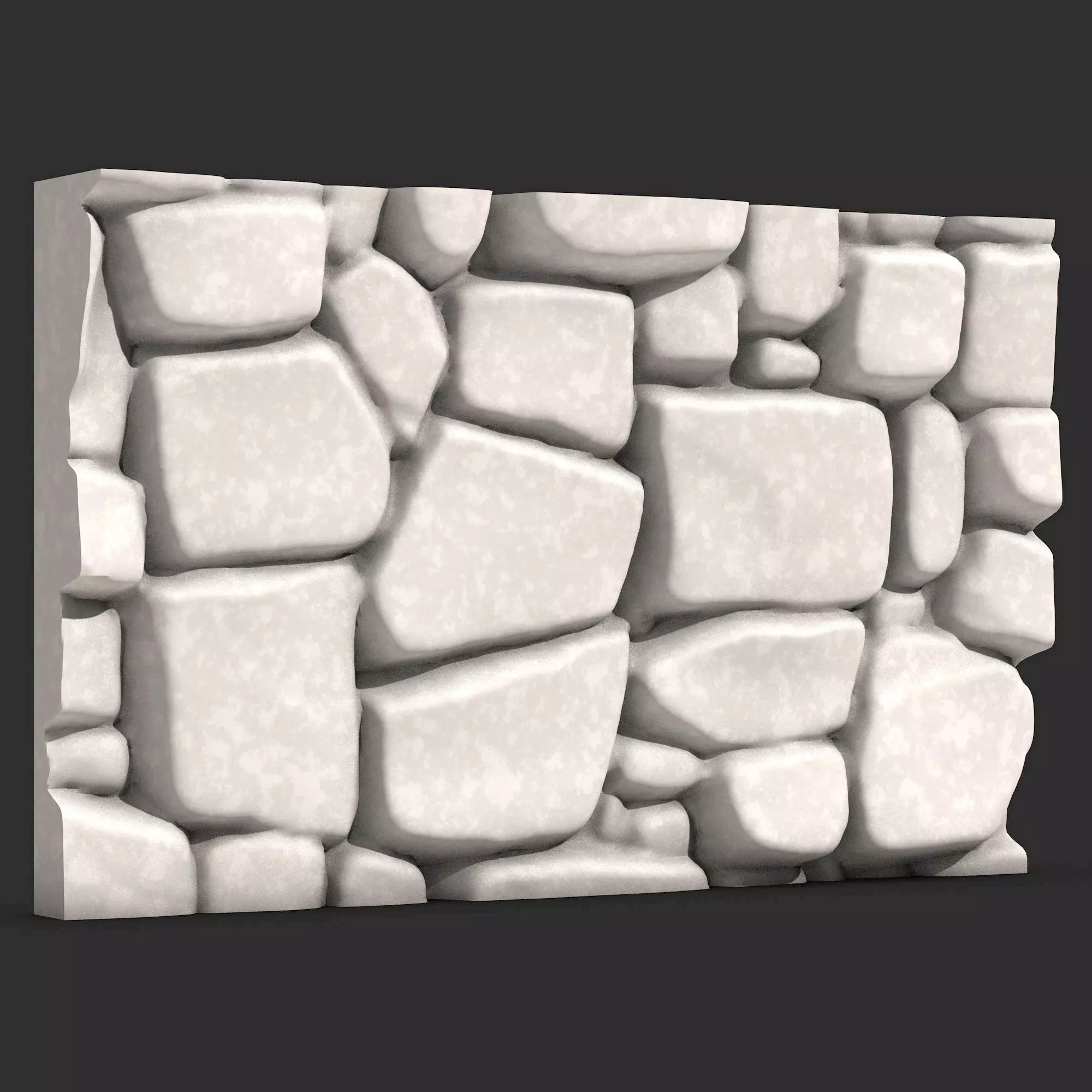 Stone Wall R37 3D print model_0