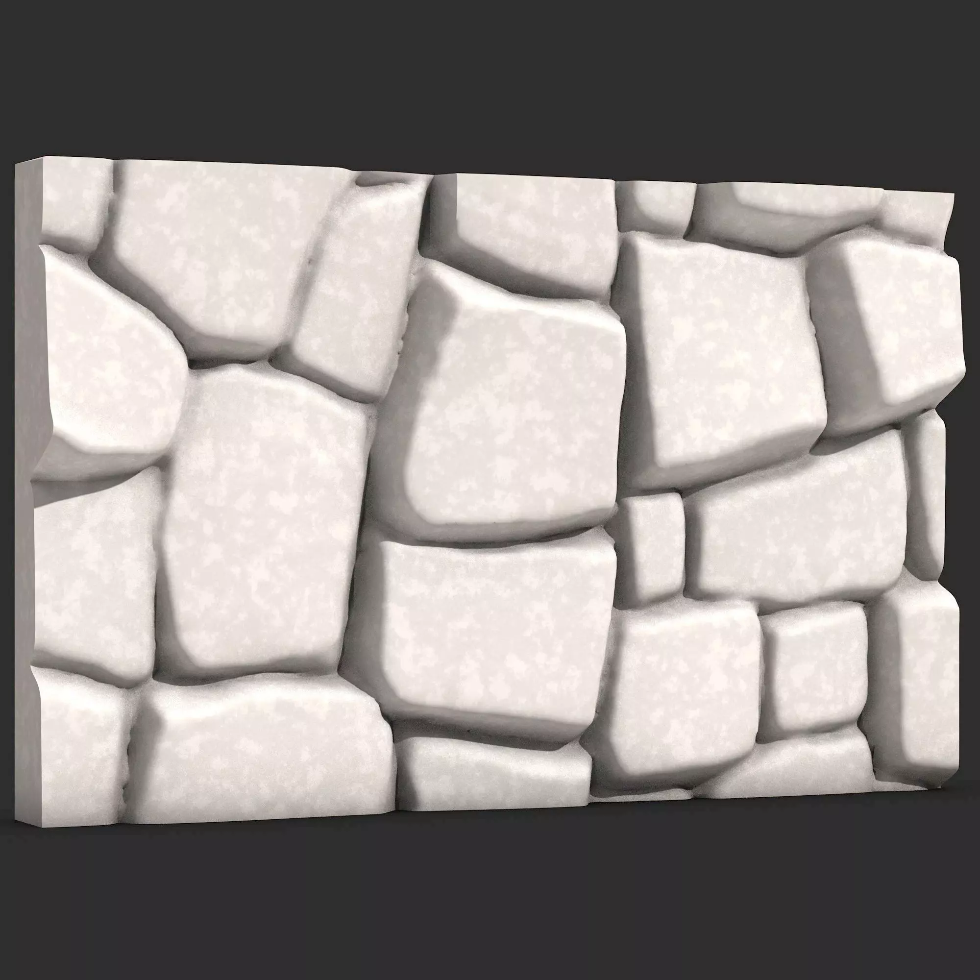 Stone Wall R36 3D print model_0