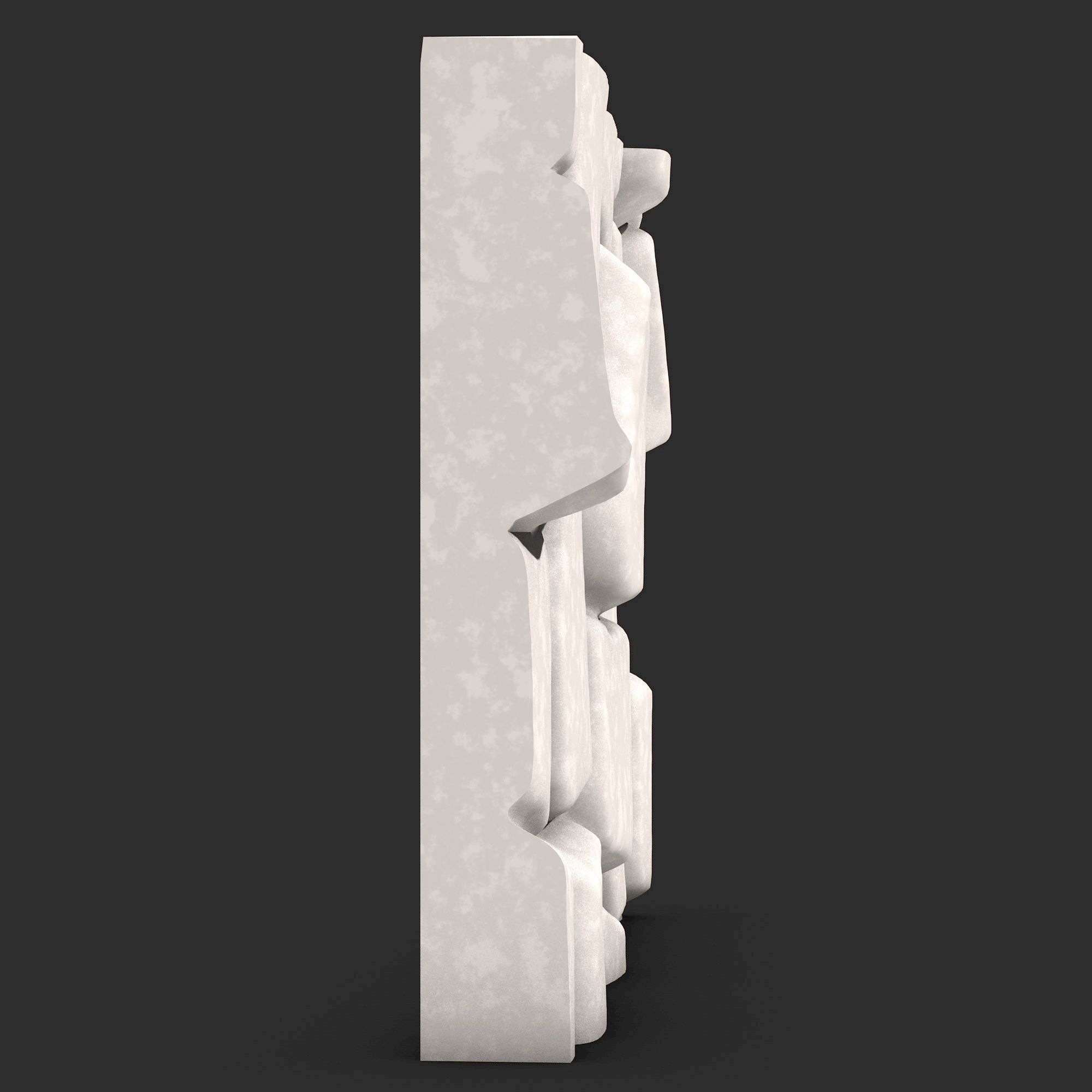 Stone Wall R36 3D print model_1