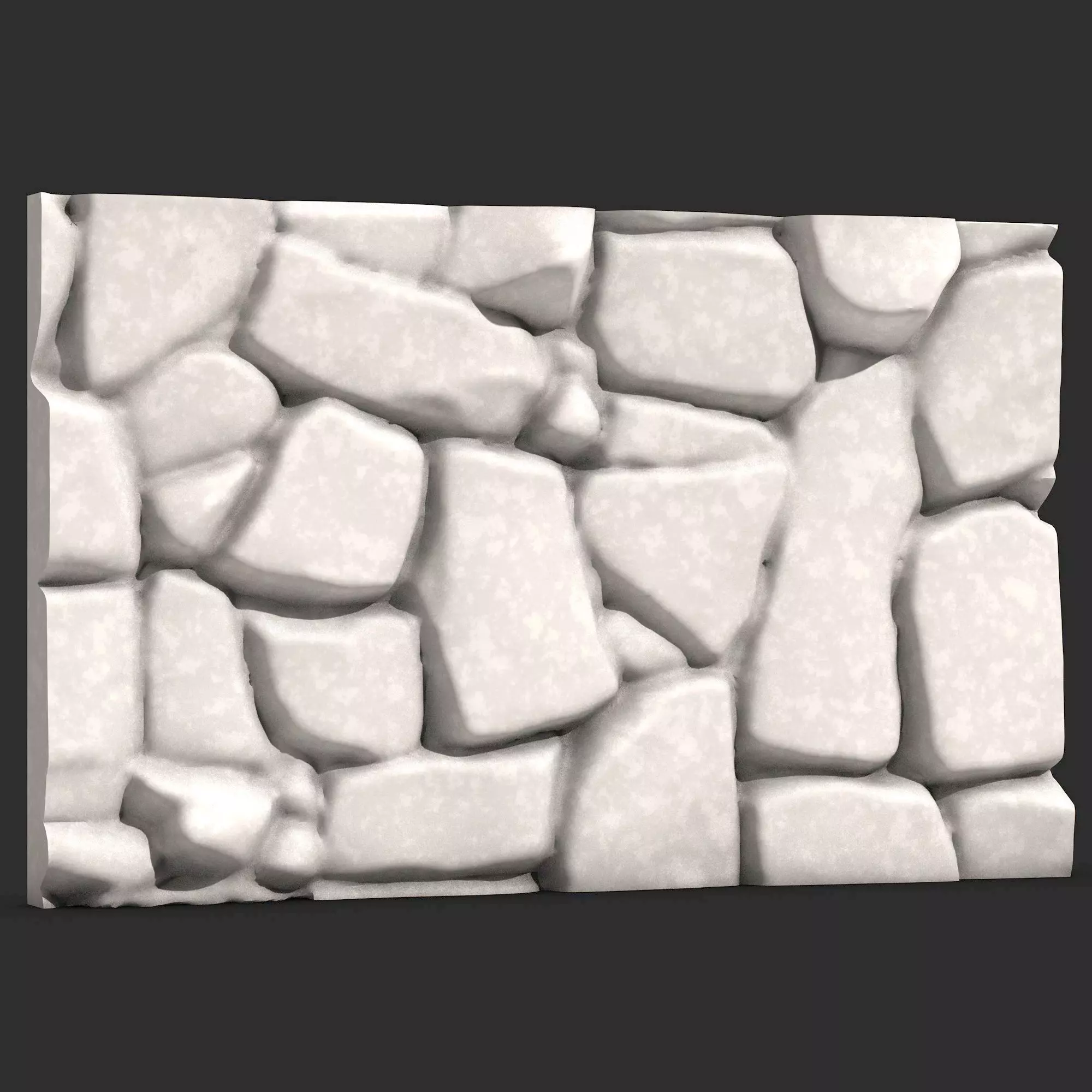 Stone Wall R34 3D print model_0