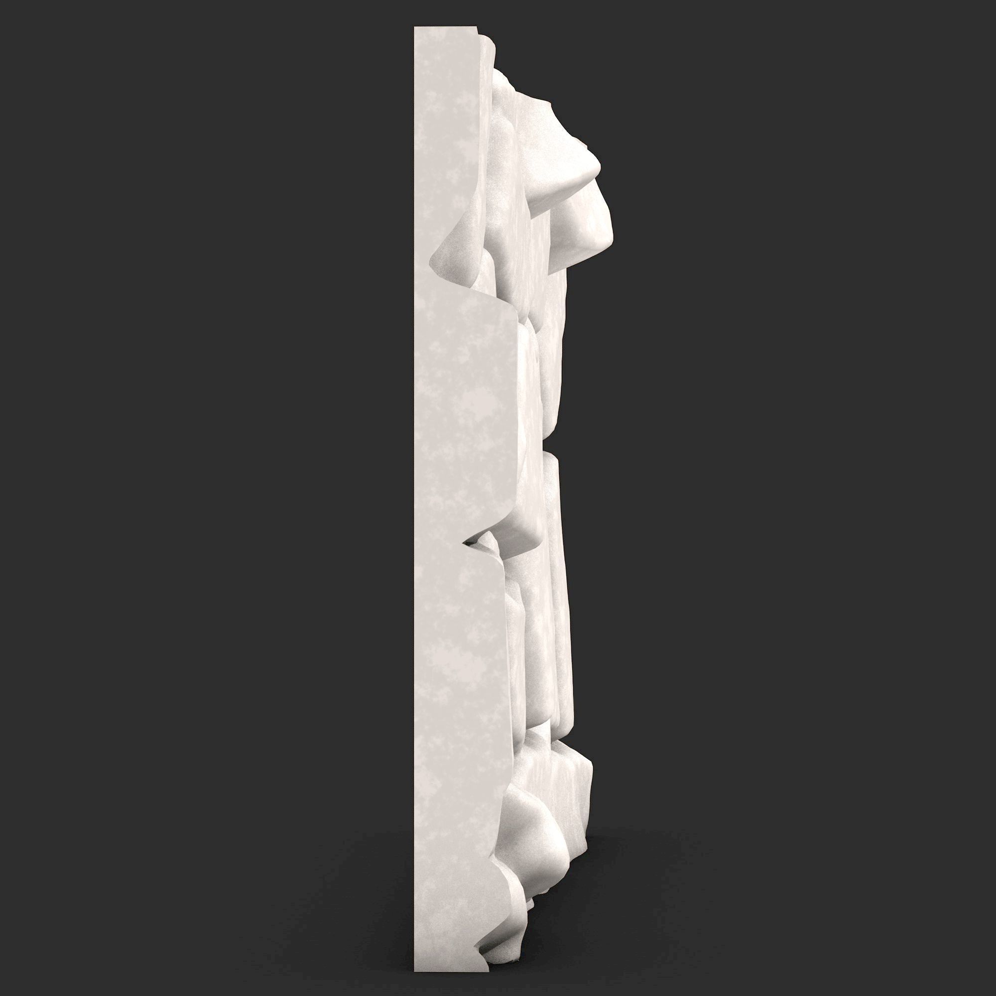 Stone Wall R34 3D print model_2