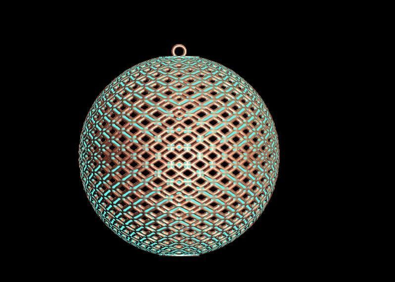 Ornament Ball Decoration 3D print model_7