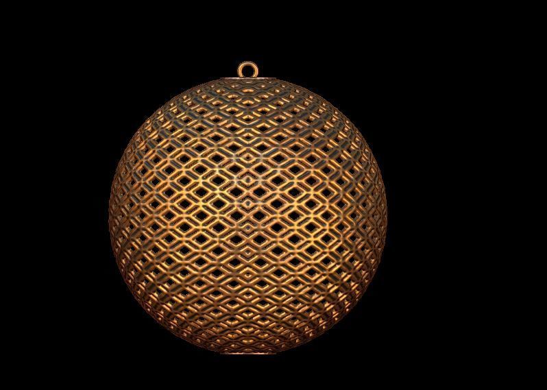 Ornament Ball Decoration 3D print model_5