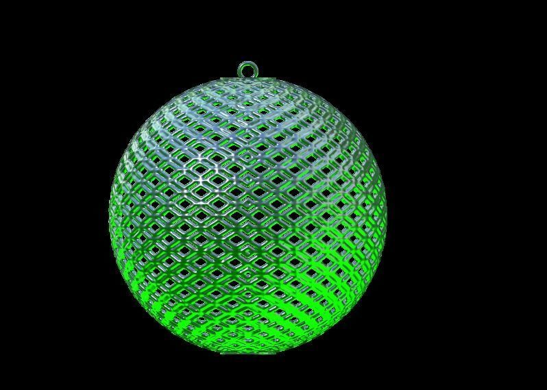 Ornament Ball Decoration 3D print model_3