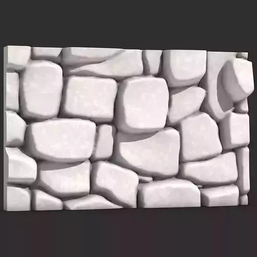 Stone Wall R33 3D print model