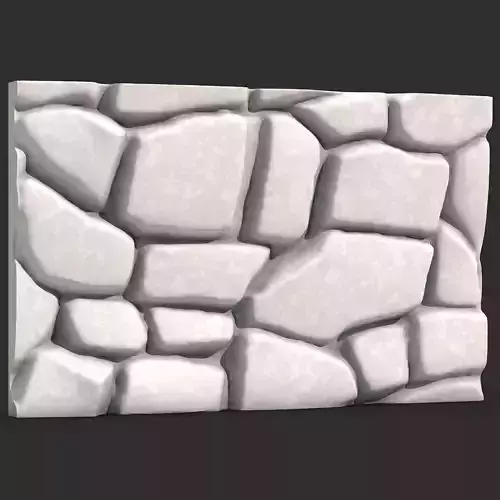 Stone Wall R32 3D print model