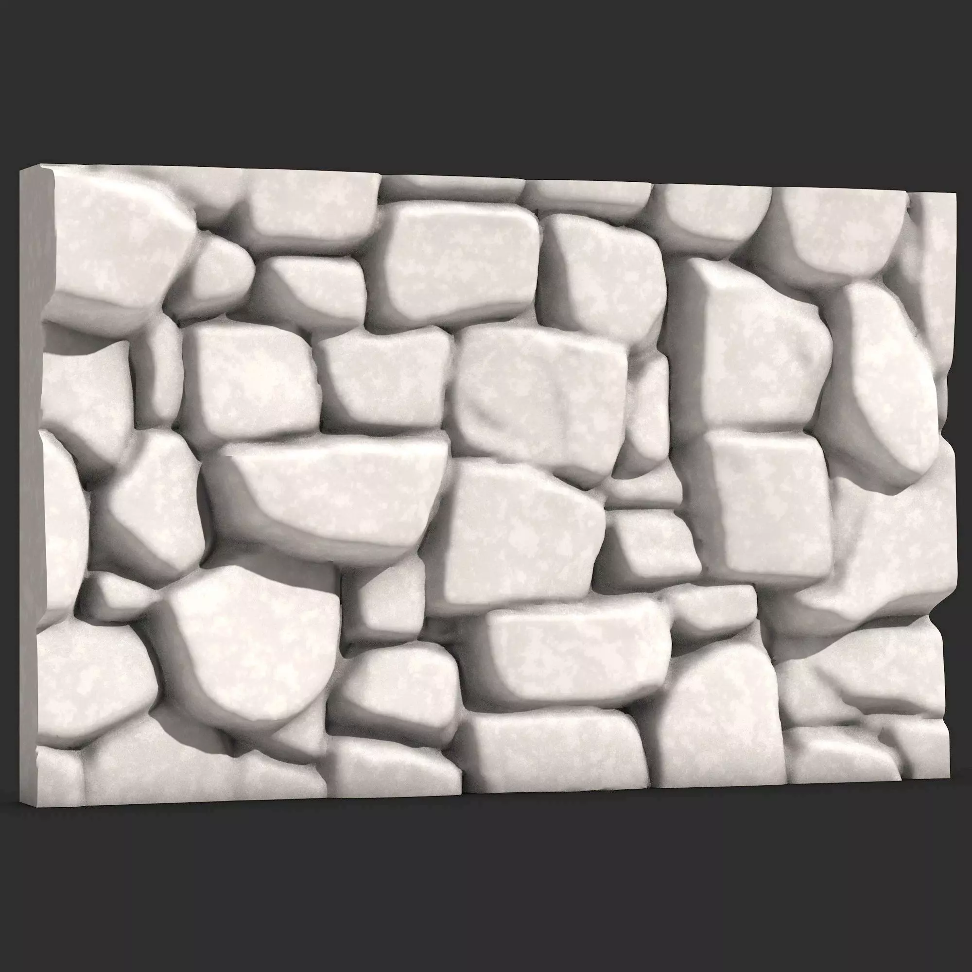 Stone Wall R30 3D print model_0