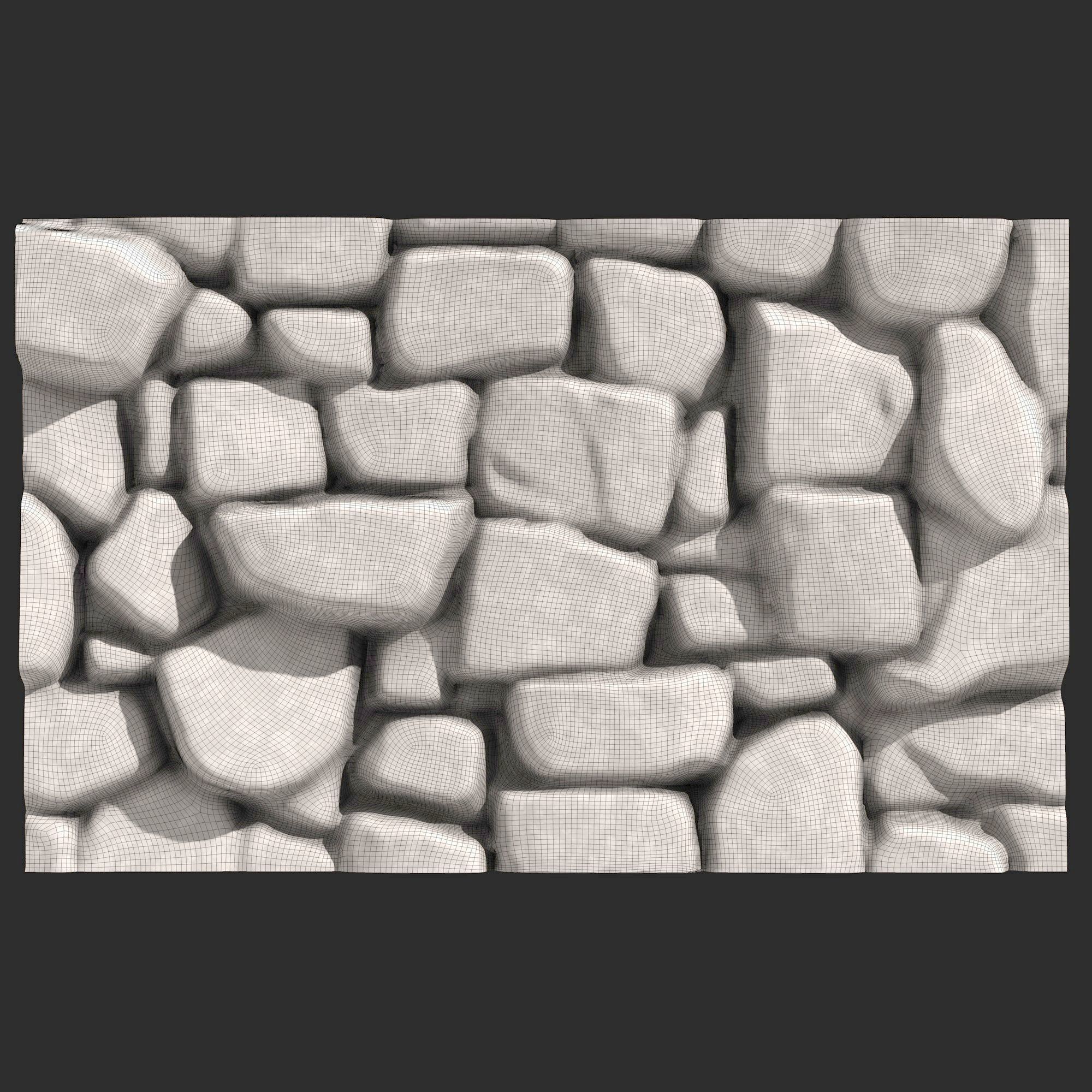 Stone Wall R30 3D print model_5