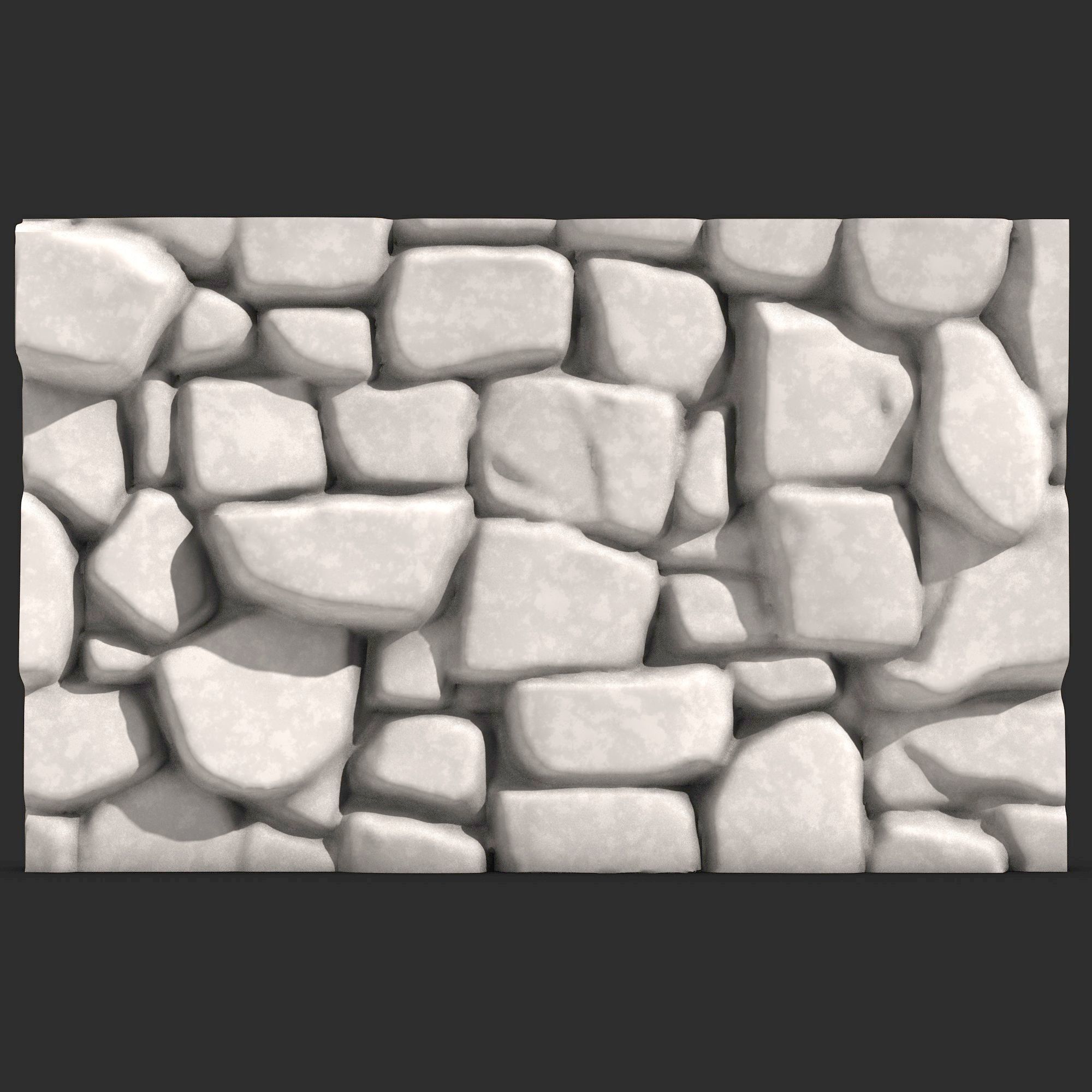 Stone Wall R30 3D print model_4