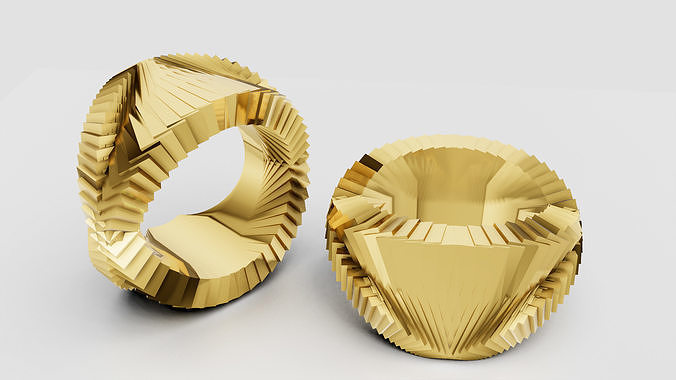GOLD RING  3D print model
