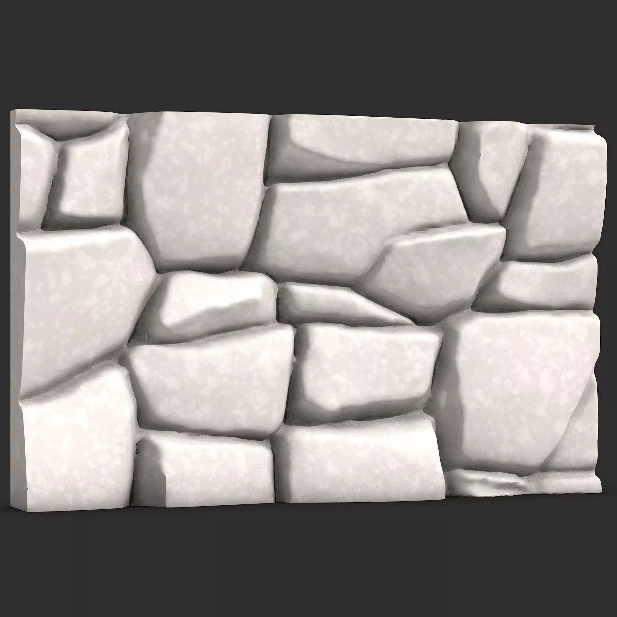Stone Wall R26 3D print model_0