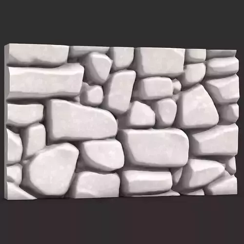 Stone Wall R25 3D print model