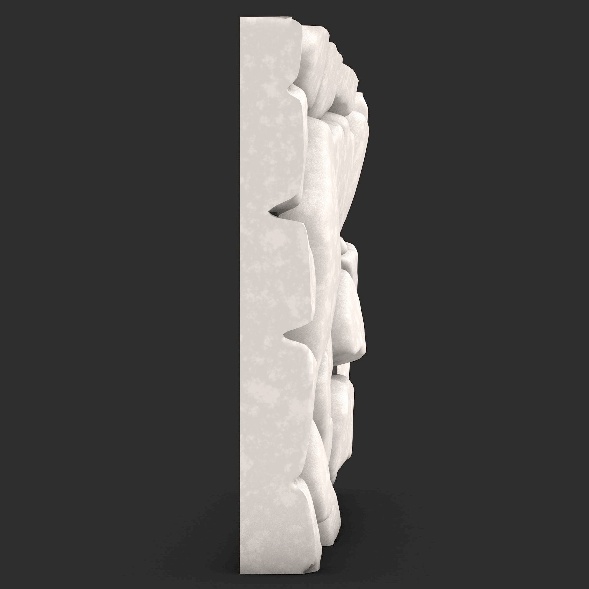 Stone Wall R24 3D print model_2