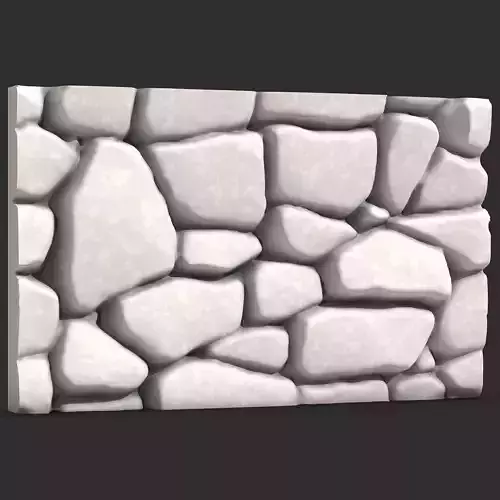 Stone Wall R24 3D print model