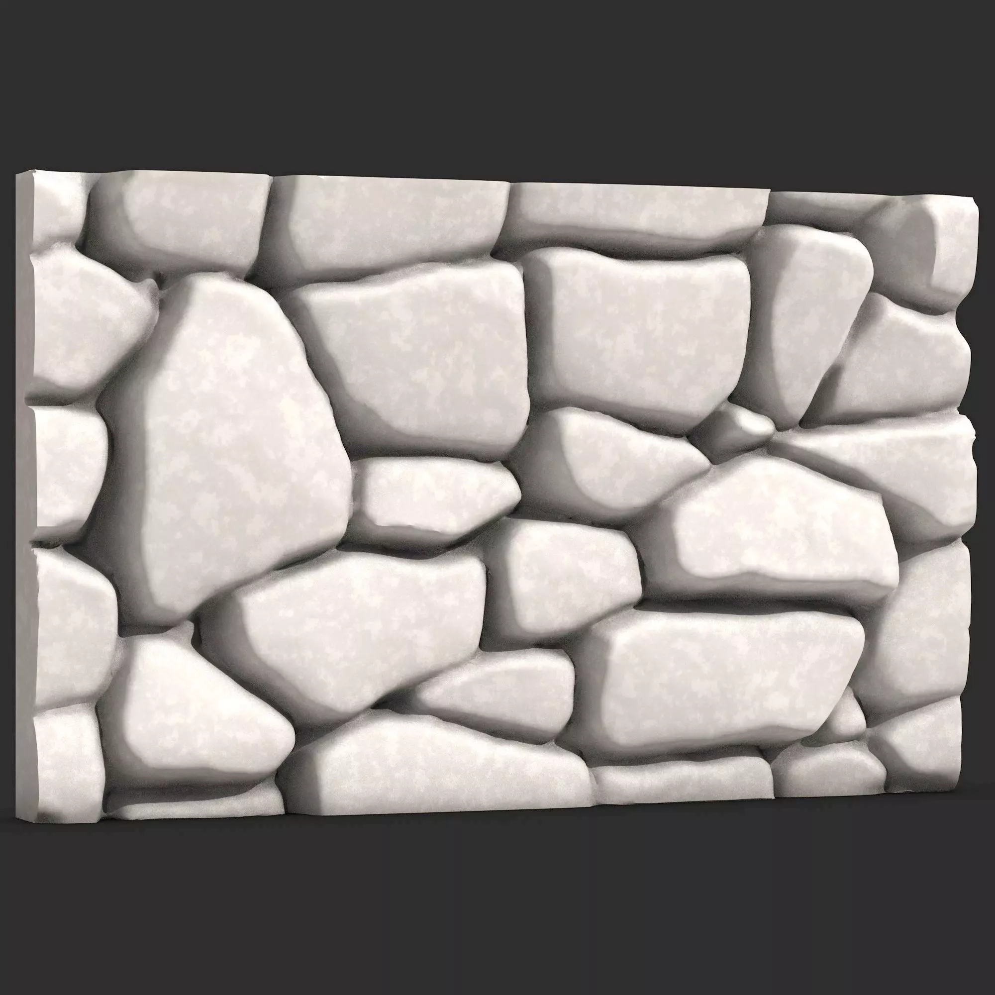 Stone Wall R24 3D print model_0