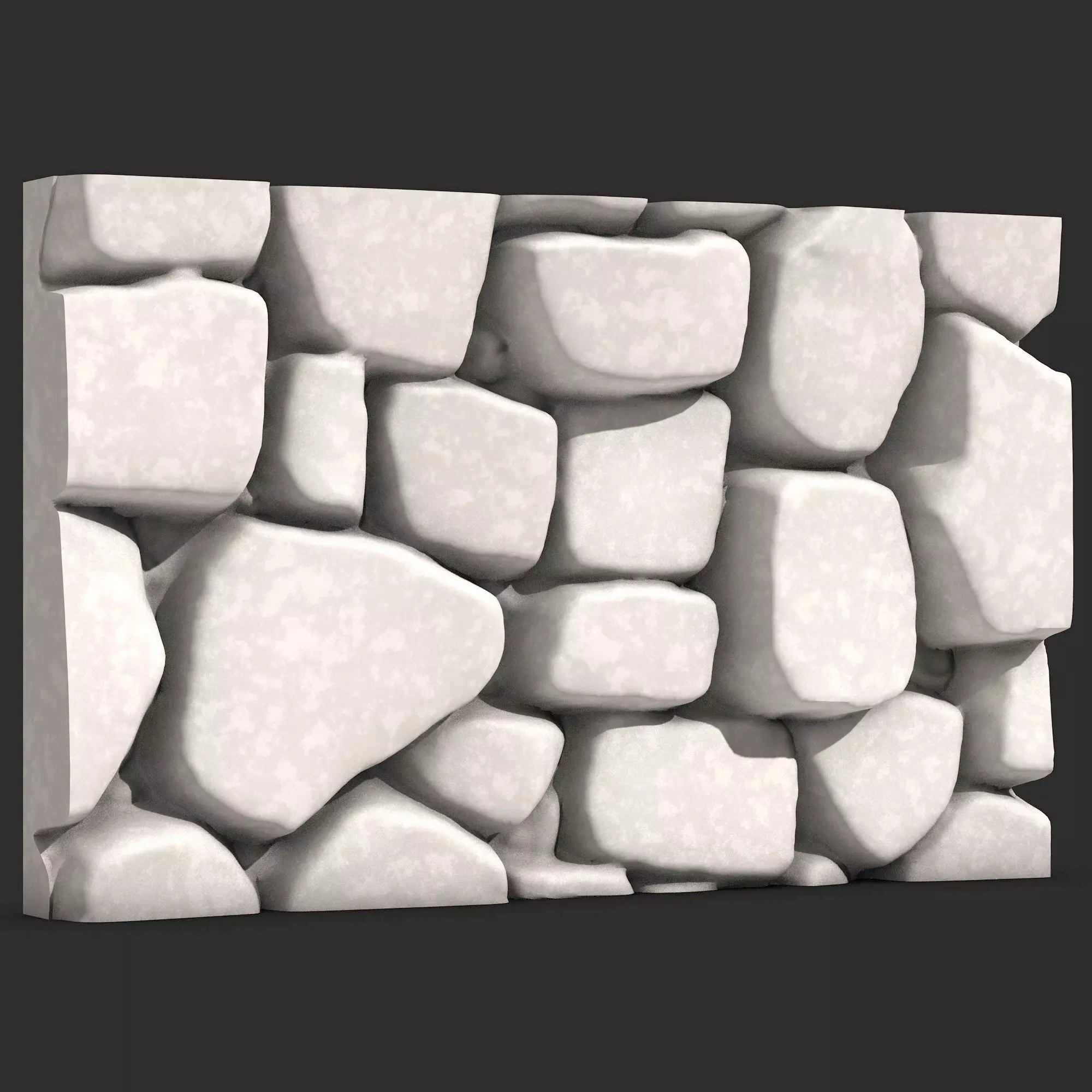 Stone Wall R23 3D print model_0