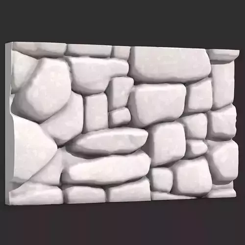 Stone Wall R20 3D print model