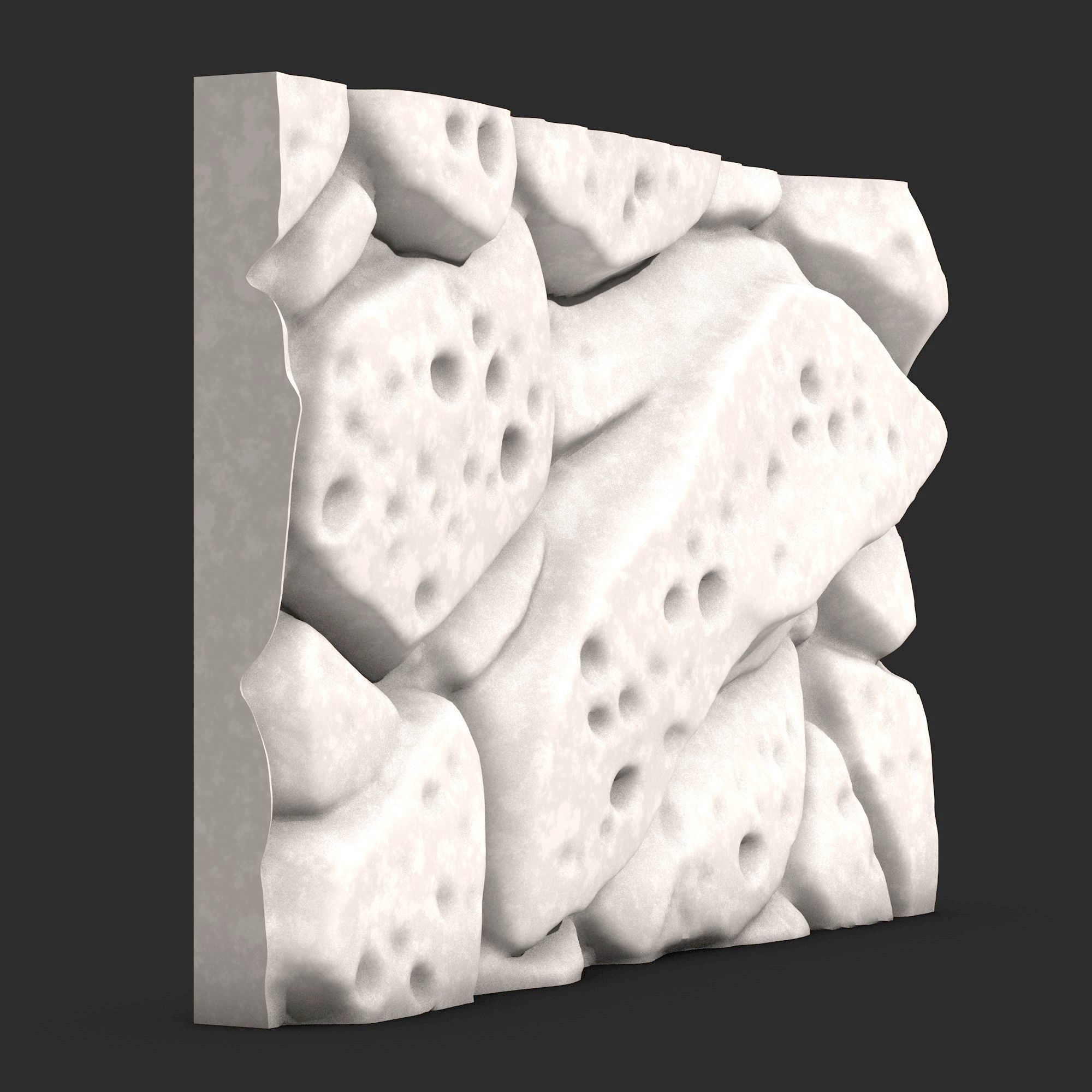 Stone Wall R16 3D print model_2