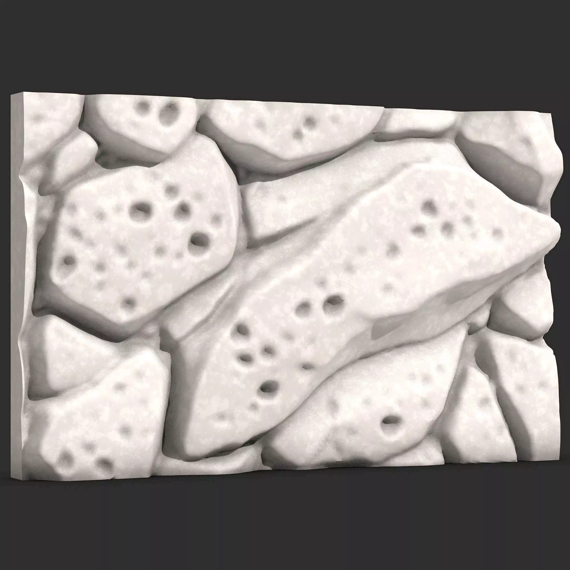 Stone Wall R16 3D print model_0