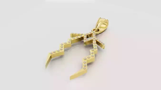 ENERGY GOLD DIAOUND PENDANT 