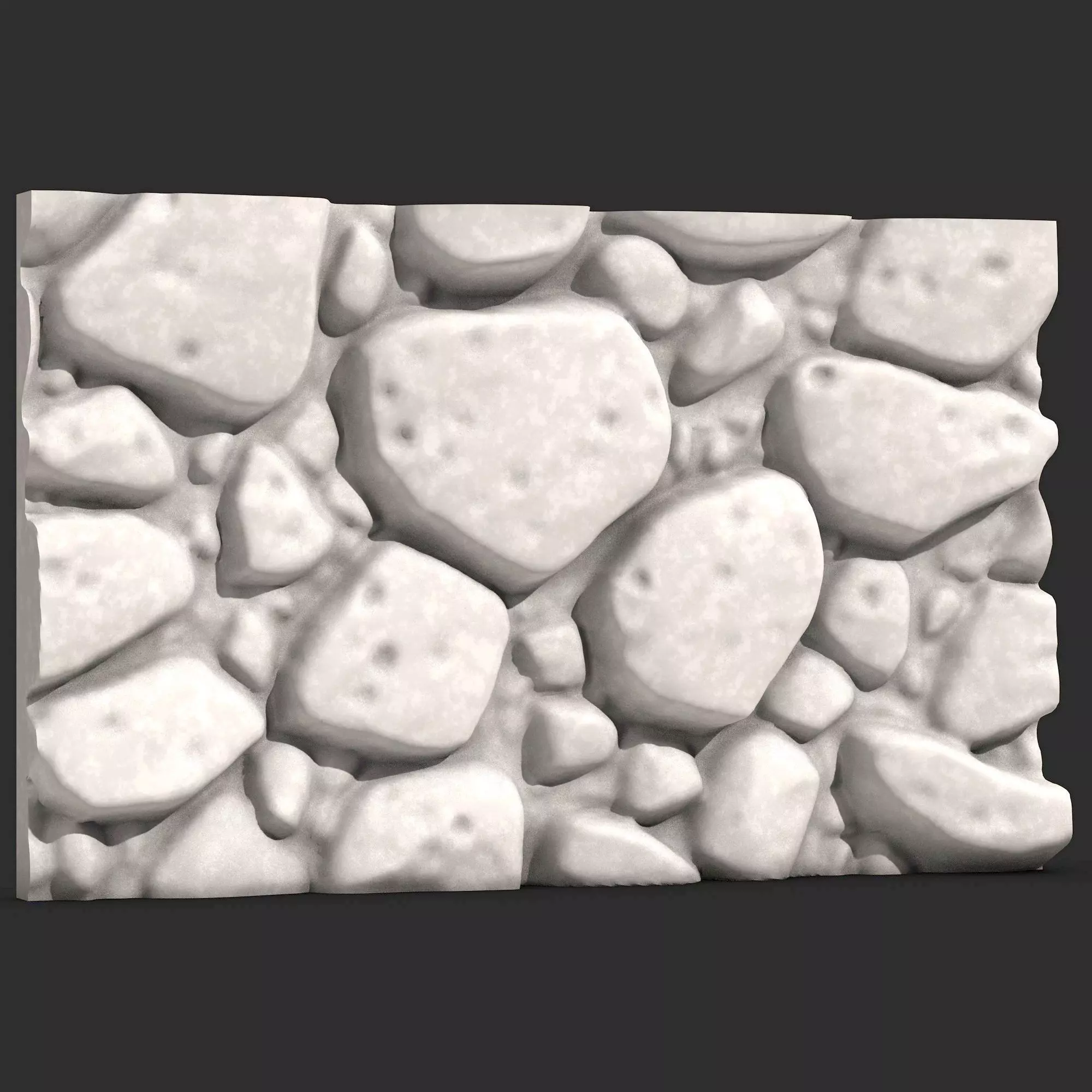 Stone Wall R15 3D print model_0