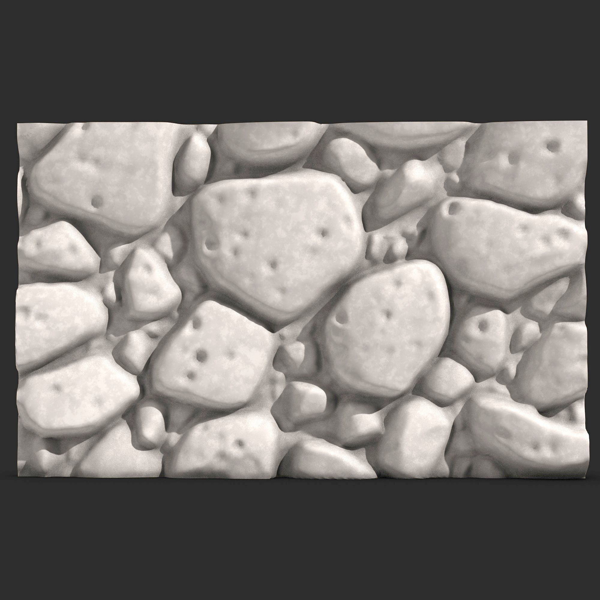 Stone Wall R15 3D print model_1